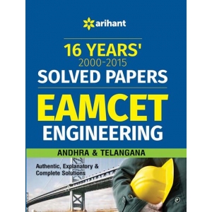 The Arihant book of 16 Years'' 2000-2015 Solved Papers EAMCET Engineering Andhra & Telangana