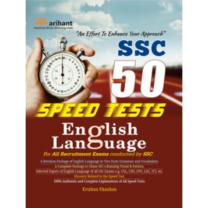 The Arihant book of SSC 50 Speed Tests English Language