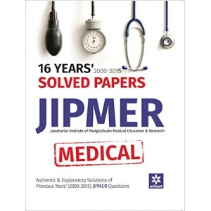 The ARihant book of 16 Years' 2000-2015 Solved Papers JIPMER Medical 