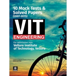 The Arihant book of VIT (VELLORE) EDGE SOLVED PAPERS & 10 MOCK TESTS (2007-2015)