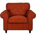  Kurl-on Aventura Single Seater Sofa (Orange) 