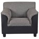  Kurl-on Toledo plus Single Seater Sofa (Black) 