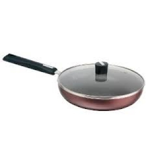 Nirlep Select Plus Non-Stick (Induction Base) Fry Pan With Glass Lid - 220 mm