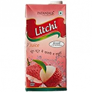 Patanjali Litchi Juice Tetra Pack, 1L
