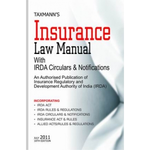 Insurance Law Manual with IRDA Circulars & Notifications