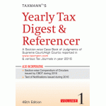 The Taxmann book of Yearly Tax Digest & Reference