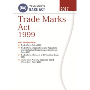 The Taxmann book of Trade Marks Act 1999