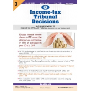 The Taxmann book of Income-tax Tribunal Decisions (Weekly) with 2 Daily e-Mail Services