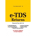The Taxmann book of e-TDS Returns (Single User) (F.Y. 2017-18)