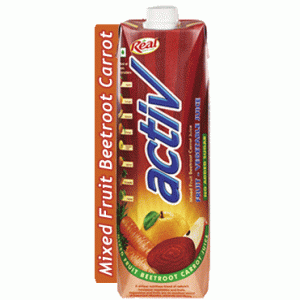Real Activ Mixed Fruit Beetroot Carrot juice