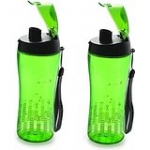 Cello Sprinter Sports Bottle Set, 700ml, Set of 2, Green 
