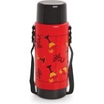  Cello Sensation Belt Flask, 1 Litre, Red 