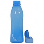  Cello Fresca Flip Polypropylene Bottle, 1 Litre, Blue 