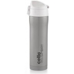 Cello S.S Joy Sip 500 ml Flask  (Pack of 1, Silver)